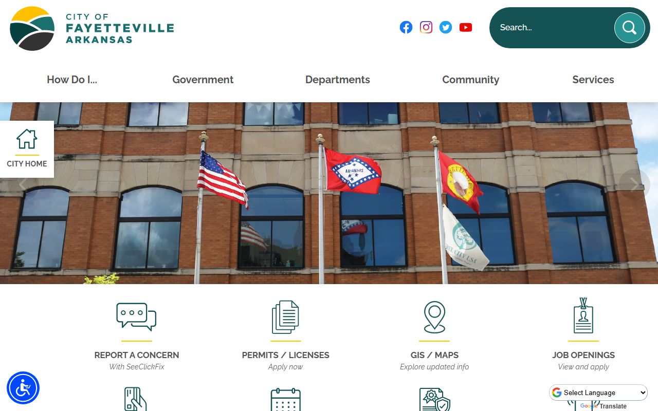 City of Fayetteville official website