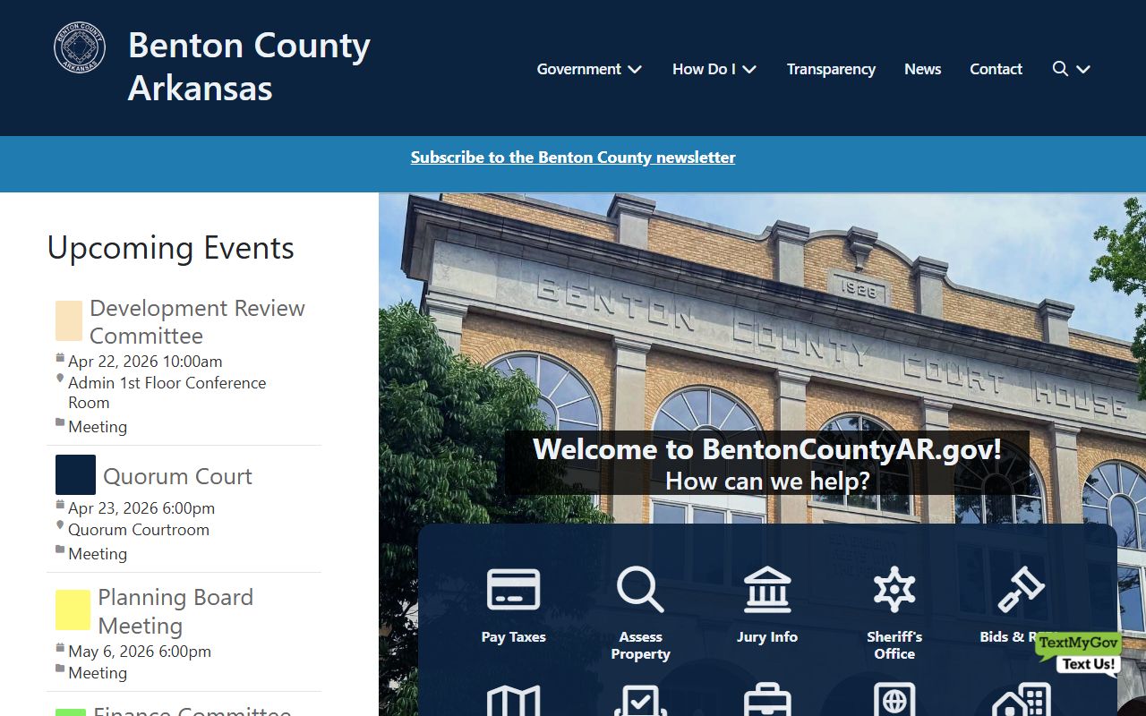 Benton County Traffic Court Records - Government Services Portal