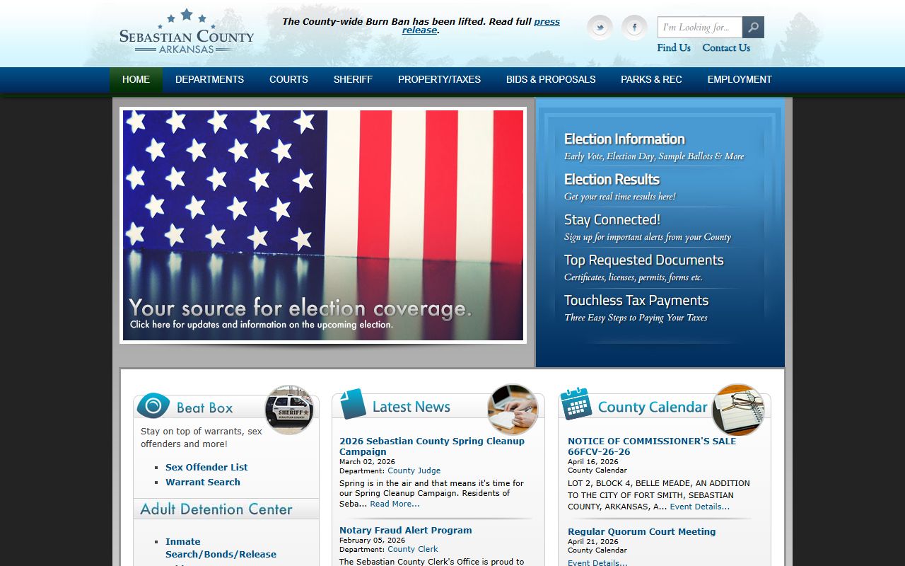Sebastian County Traffic Court Records - County Government Website